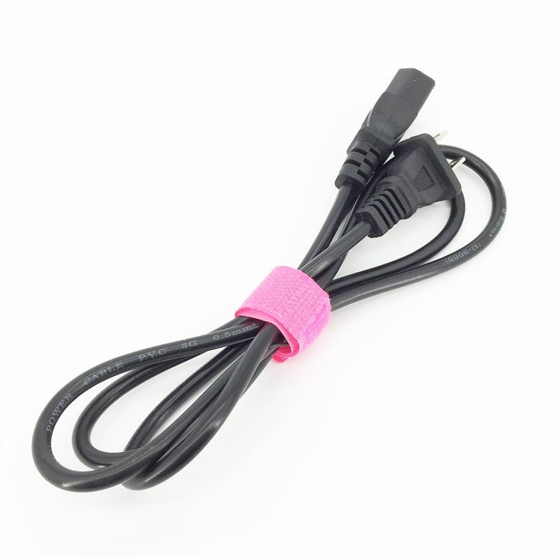 Pasow 50pcs Cable Ties Reusable Fastening Wire Organizer Cord Rope Holder 7 Inch (Hot Pink) - Image 3